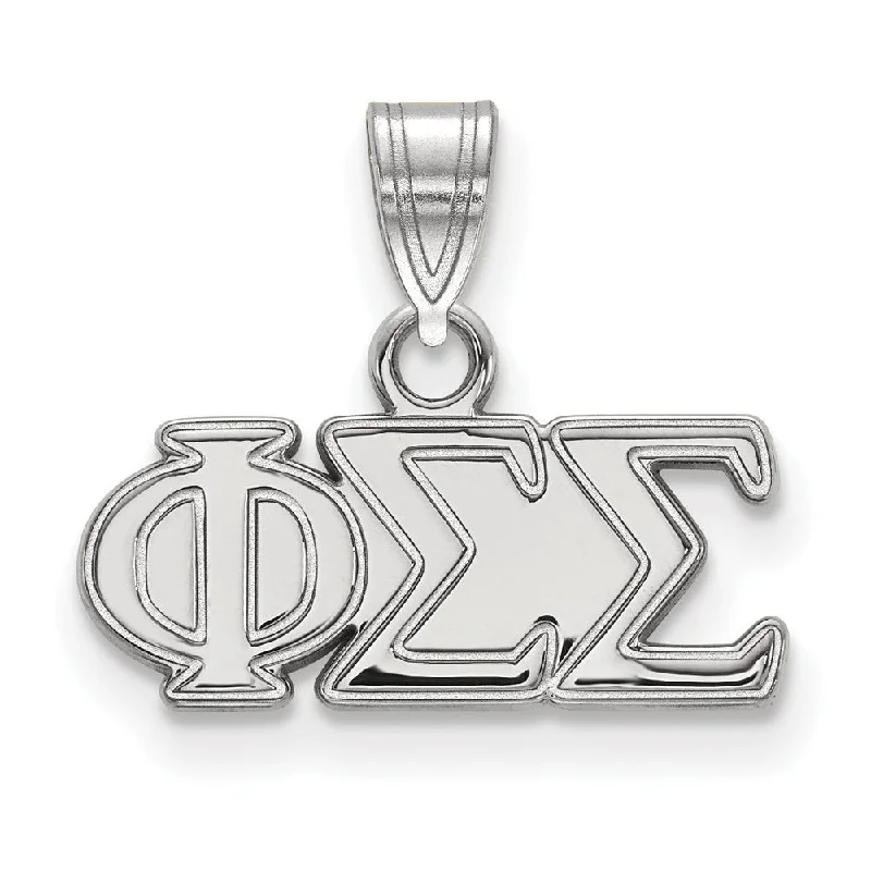 Final Call For Exquisite Jewelry At Reduced Rates Sterling Silver Phi Sigma Sigma Small Greek Letters Pendant Final Call For Exquisite Jewelry At Reduced Rates Sterling Silver Phi Sigma Sigma Small Greek Letters Pendant