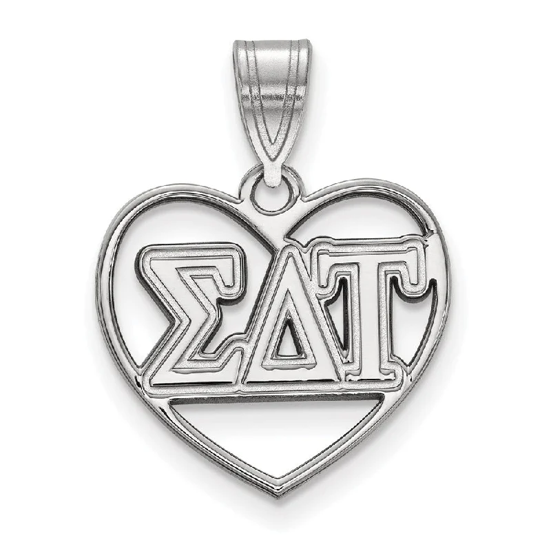 Shop Trending Jewelry With Exclusive Savings Sterling Silver Sigma Delta Tau Heart Greek Letters Pendant Shop Trending Jewelry With Exclusive Savings Sterling Silver Sigma Delta Tau Heart Greek Letters Pendant