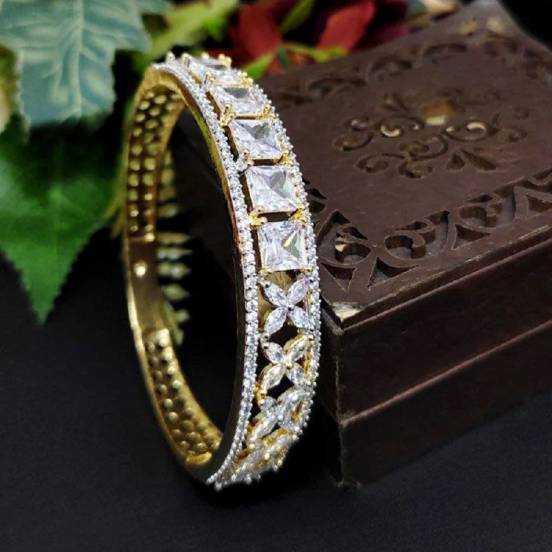 Grab Stylish Jewelry Before The Sale Ends Aamrapali Gold Plated AD Bangle