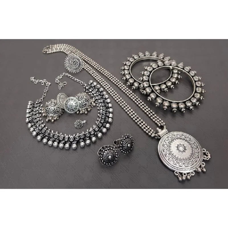 Don't Miss Out On Jaw-Dropping Jewelry Discounts Akruti Collection Oxidised Combo Set Don't Miss Out On Jaw-Dropping Jewelry Discounts Akruti Collection Oxidised Combo Set