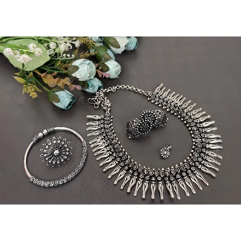 The Perfect Jewelry Piece At The Perfect Price Akruti Collection Silver Plated Combo Set