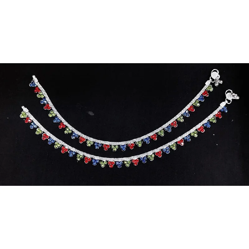 Classic And Modern Jewelry Styles On Sale Akruti Collection Silver Plated Payal