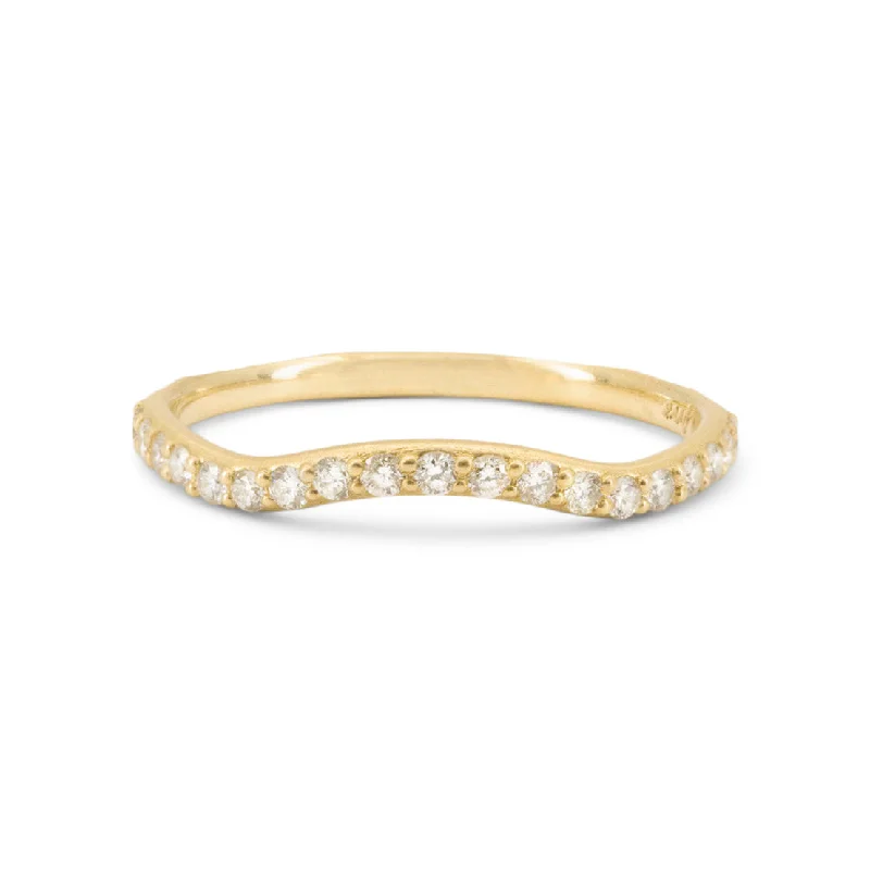 Breathtaking Jewelry, Breathtaking Prices Arching Diamond Band