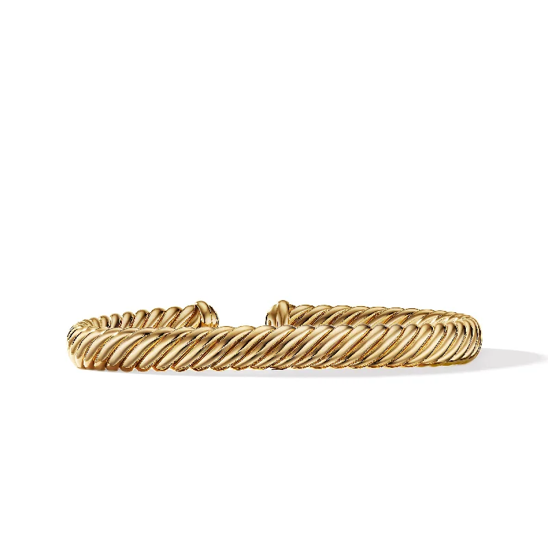 Modern Jewelry At Exclusive Discounts – Shop Today Modern Oval Cablespira® Bracelet in 18K Yellow Gold\, 7mm