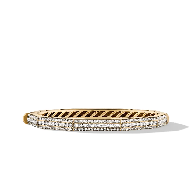 Your Dream Jewelry At Dream Prices Carlyle™ Bracelet in 18K Yellow Gold with Diamonds\, 5.5mm