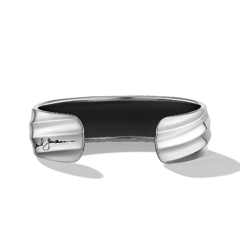 Personalized Jewelry Sale – Meaningful Gifts At Great Prices Cable Edge® Cuff Bracelet in Sterling Silver\, 17mm