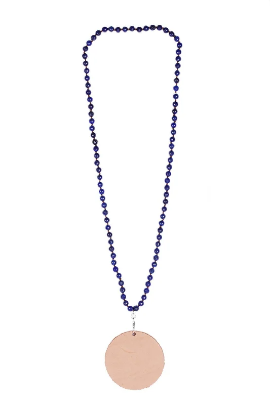 Upgrade Your Jewelry Collection For Less Beaded Badge Holder-Blue