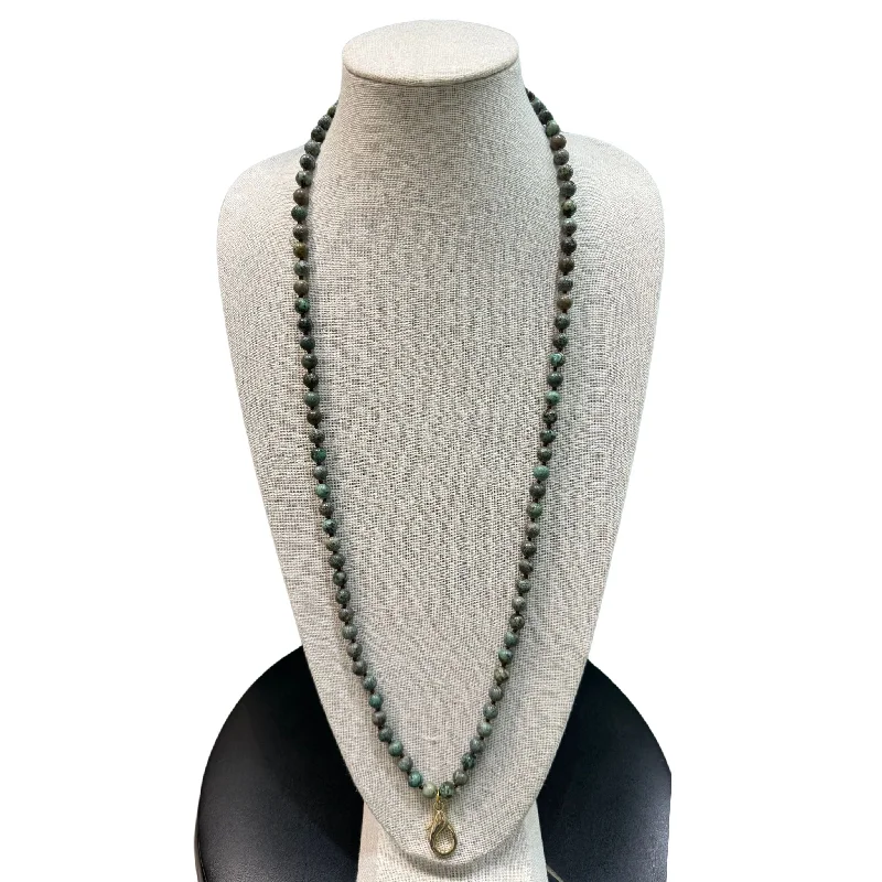 Trending Jewelry Now At Unbeatable Prices Beaded Round Badge Holder - Turquoise
