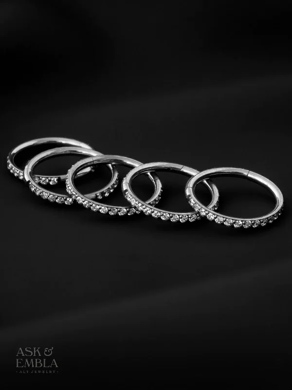 Silver with White Cubic Zirconia