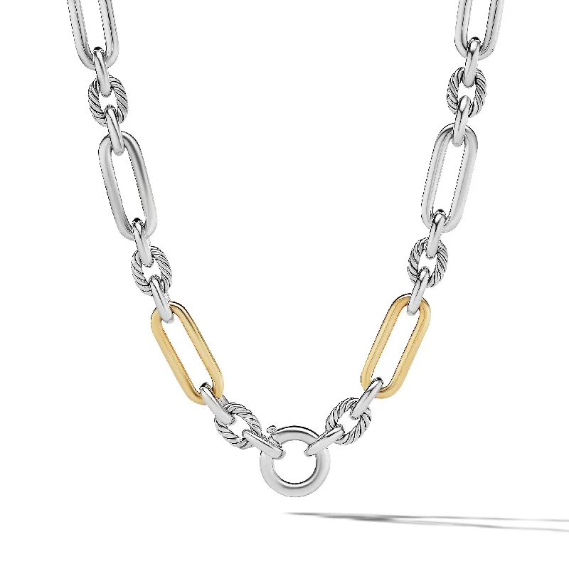 Exclusive Online Discounts On Stylish Jewelry Lexington Chain Necklace in Sterling Silver with 18K Yellow Gold\, 9.8mm Exclusive Online Discounts On Stylish Jewelry Lexington Chain Necklace in Sterling Silver with 18K Yellow Gold\, 9.8mm