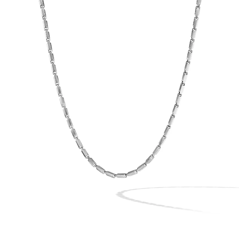Best Jewelry Deals – Premium Quality At Exclusive Discounts Faceted Link Necklace in Sterling Silver\, 3mm