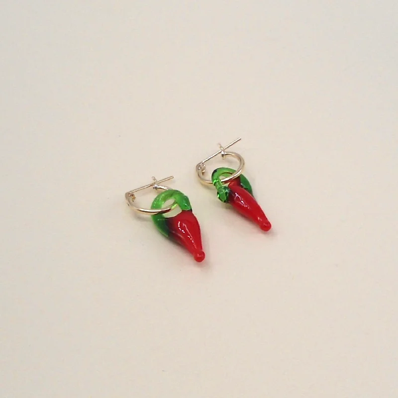 Luxury Jewelry Sale – Sparkle For Less Chili Pepper Hoops Wholesale