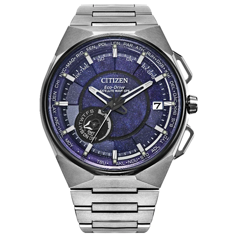 Affordable Glamour – Premium Jewelry For Less Citizen Eco-Drive Satellite Wave GPS CC3097-52L