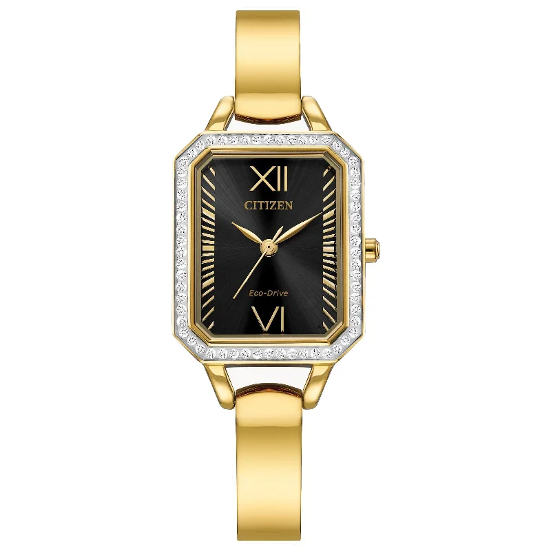 Fashion-Forward Geometric Jewelry For Contemporary Style Citizen Eco-Drive Silhouette Crystal EM0982-54E