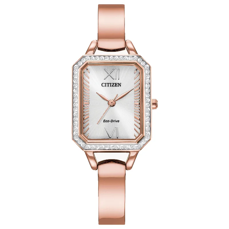 Luxury Jewelry Now At Special Promotional Rates Citizen Eco-Drive Silhouette Crystal EM0983-51A