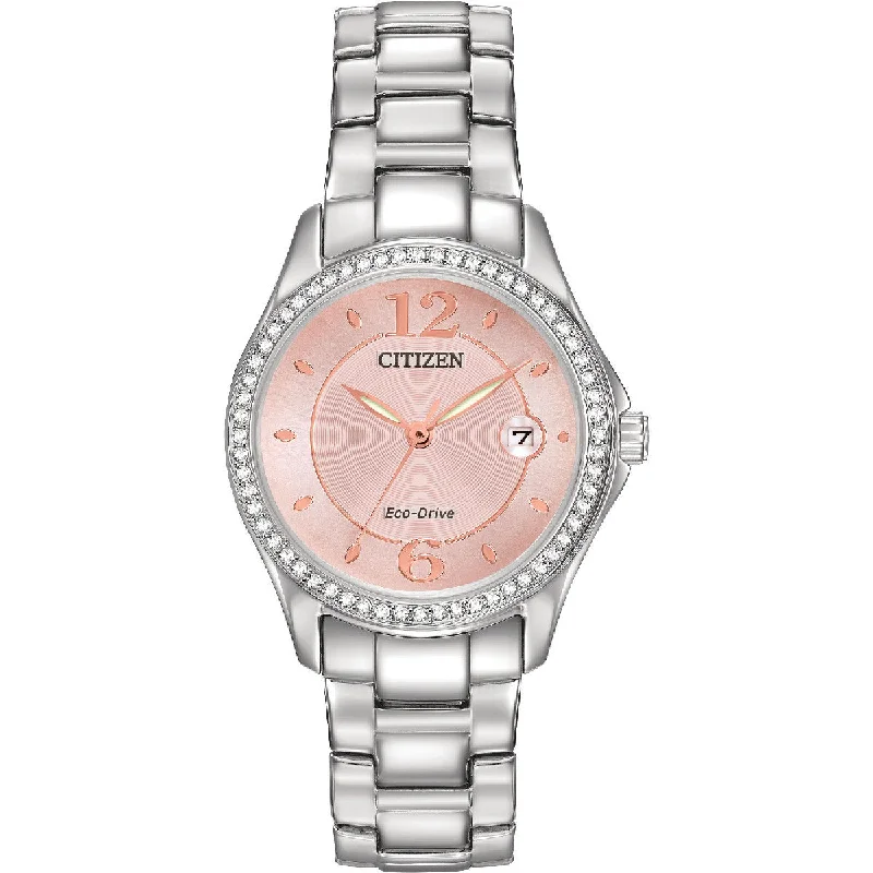 Buy More, Save More On Stunning Jewelry Pieces Citizen Eco-Drive Silhouette Crystal FE1140-86X
