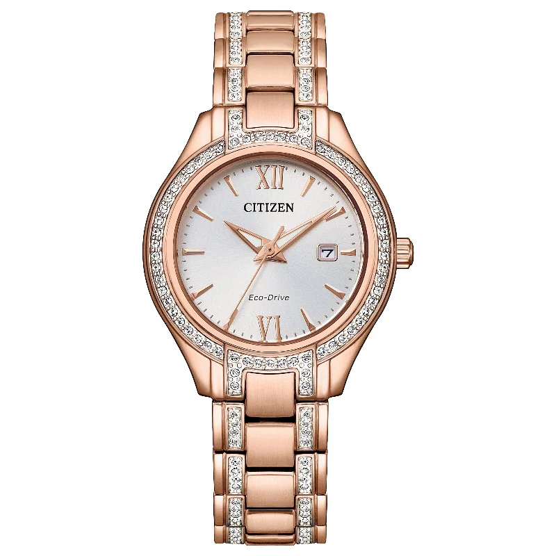 Shop Trending Jewelry With Exclusive Savings Citizen Eco-Drive Silhouette Crystal FE1233-52A