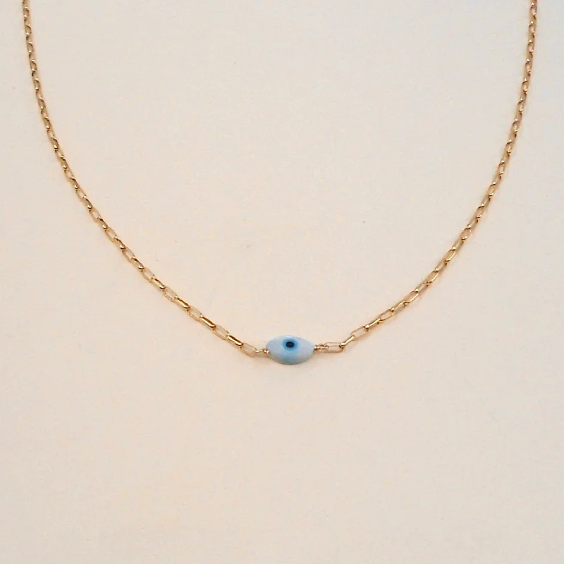 Breathtaking Jewelry At Limited-Time Savings Baby Link Chain with Evil Eye Necklace Wholesale