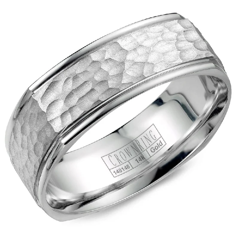 Save On Luxury Jewelry Pieces – Limited-Time Offers CrownRing 7MM Soft Square Shape Wedding Band with Hammered Center WB-7908 Save On Luxury Jewelry Pieces – Limited-Time Offers CrownRing 7MM Soft Square Shape Wedding Band with Hammered Center WB-7908