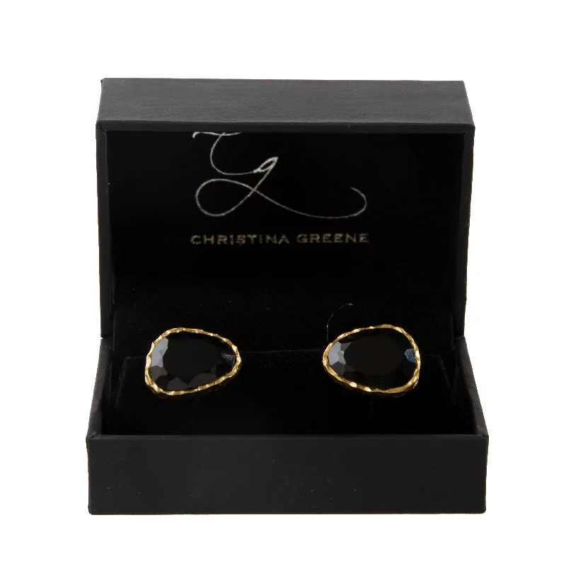 Get The Sparkle You Love At Prices You Adore Men Cufflink Set - Black Onyx