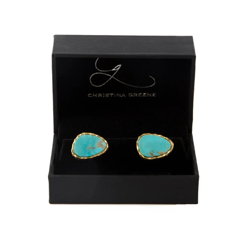 Elegant Jewelry Pieces At Unbelievable Prices Men's Cufflink Set - Turquoise