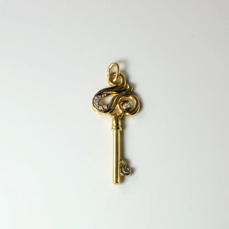 Luxury Jewelry Clearance – Shop Premium Styles Now Diamond Key Pendant | 0.05ctw |