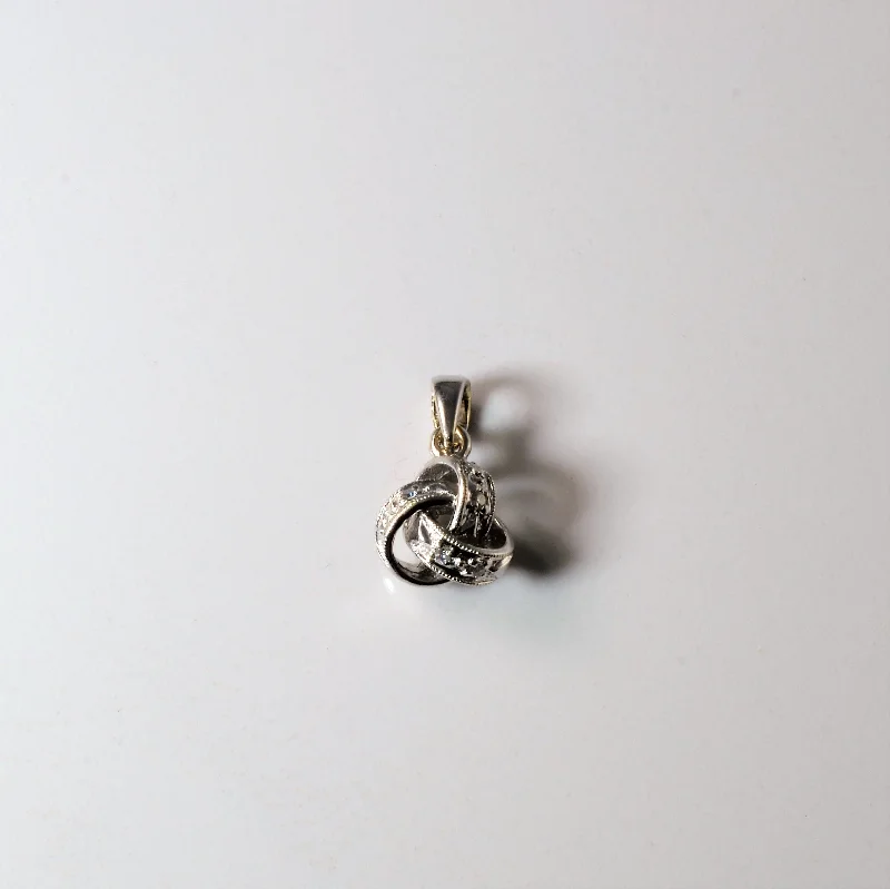 Timeless Elegance At Unbelievable Discounts Diamond Knot Pendant | 0.03ctw |