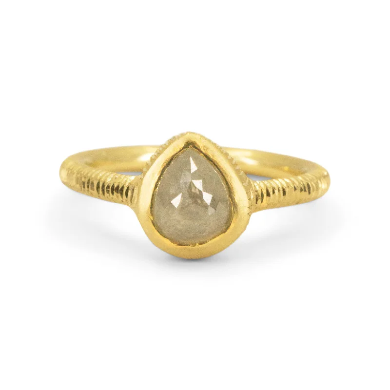 Sparkle On A Budget – Fine Jewelry For Less Engraved Grey Diamond Solitaire