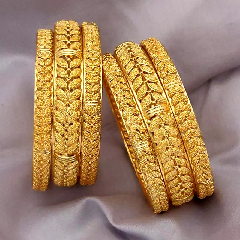 Seasonal Jewelry Sale – Upgrade Your Style Today H K Fashion Gold Plated Bangles Set
