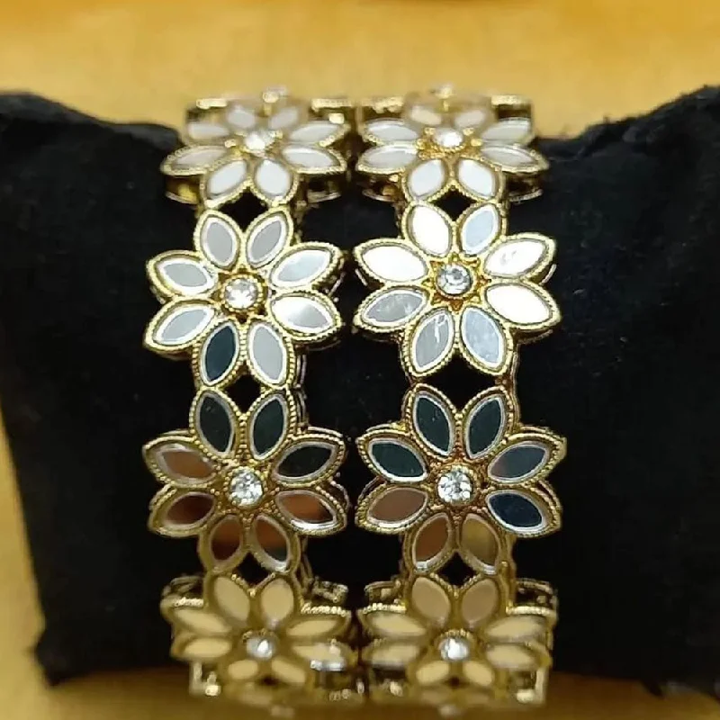 Get Your Favorite Jewelry At The Best Price Kavita Art Gold Plated Mirror Bangle Set Get Your Favorite Jewelry At The Best Price Kavita Art Gold Plated Mirror Bangle Set