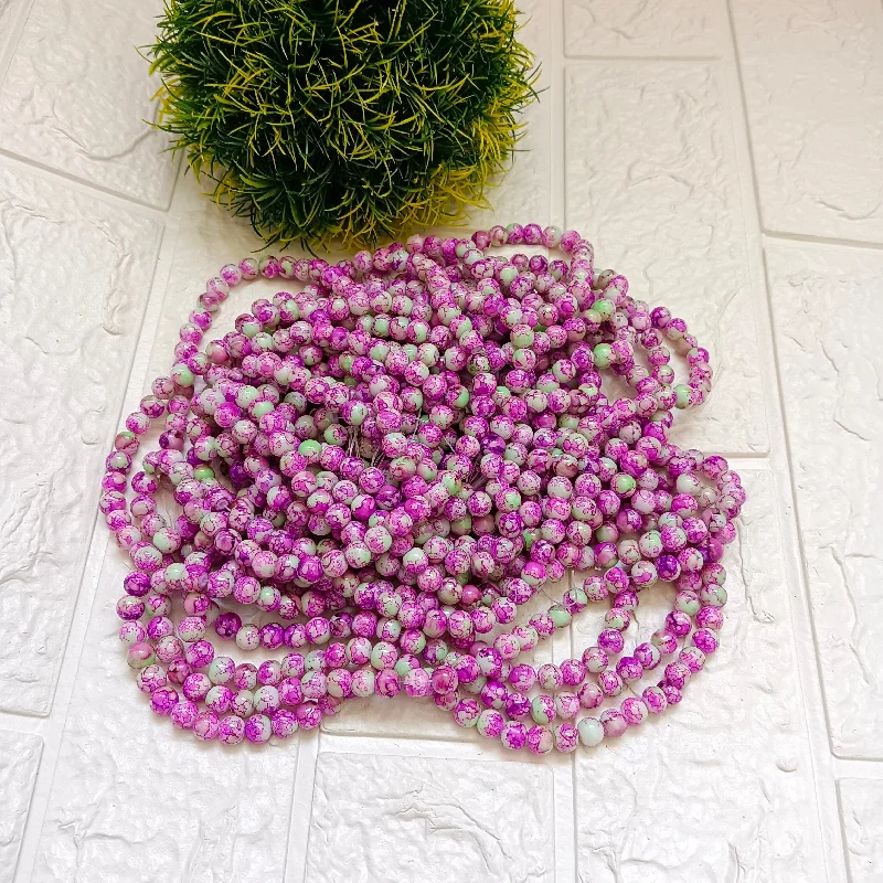 Don't Miss These Dazzling Jewelry Discounts Kriaa Colored Printed Round Beads 1 String For Jewellery Making (Approx 77 Beads) Don't Miss These Dazzling Jewelry Discounts Kriaa Colored Printed Round Beads 1 String For Jewellery Making (Approx 77 Beads)