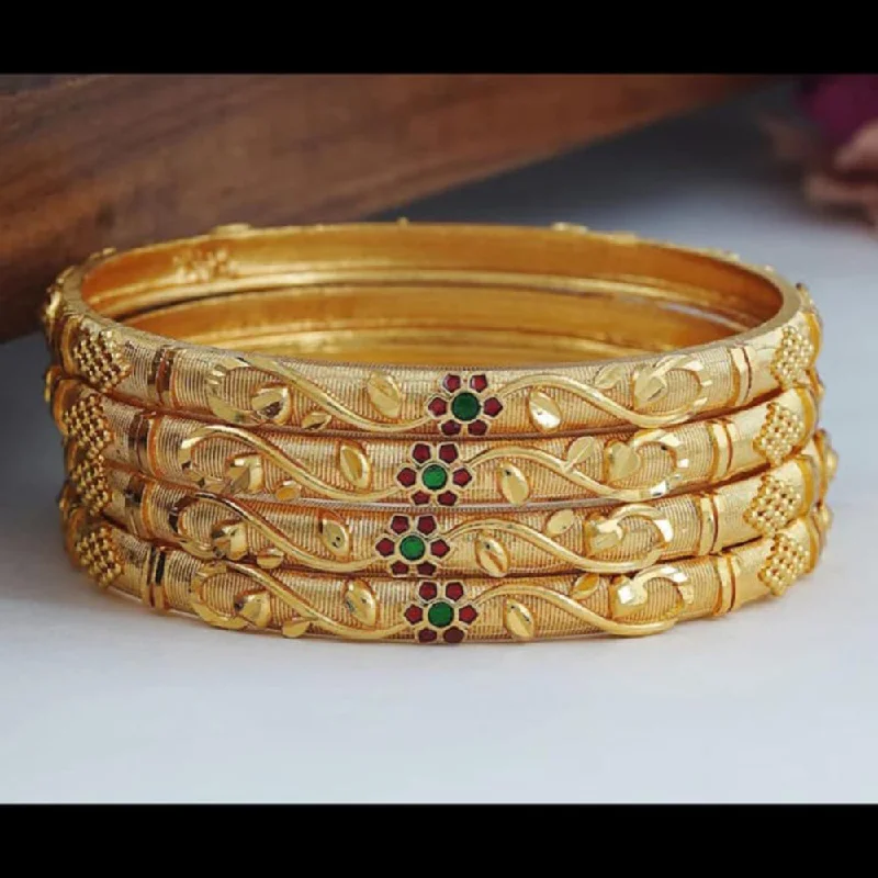 Elegant Jewelry, Affordable Luxury – Shop Now Lalita Creation Gold Plated Bangles Set Elegant Jewelry, Affordable Luxury – Shop Now Lalita Creation Gold Plated Bangles Set