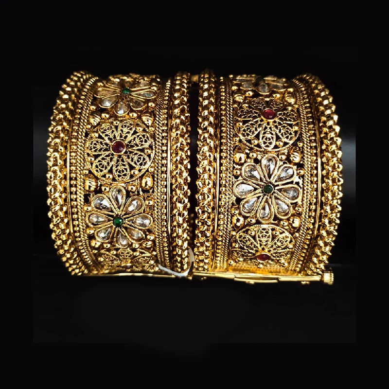 Shop Dazzling Jewelry At The Best Prices Lucentarts Jewellery Copper Openable Bangles Set