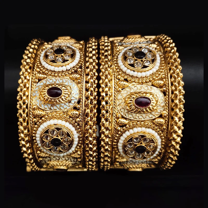 Luxury Jewelry At Unbeatable Discounts Lucentarts Jewellery Copper Openable Bangles Set