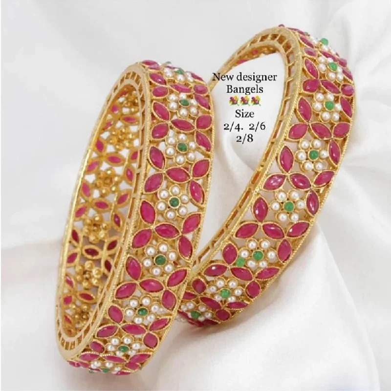 Grab Exquisite Jewelry At The Lowest Prices Lucentarts Jewellery Gold Plated Bangles