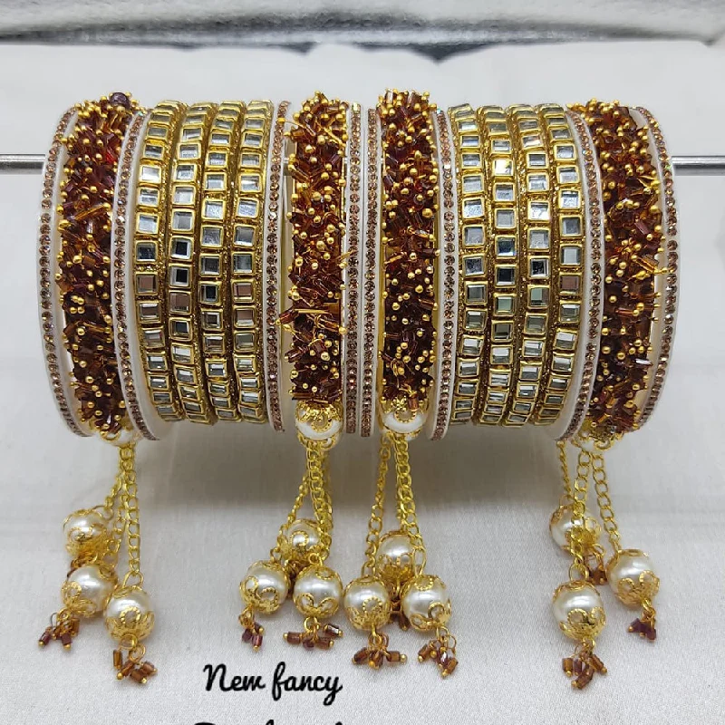 Save On Luxury Jewelry Pieces – Limited-Time Offers Lucentarts Jewellery Gold Plated Bangle Set