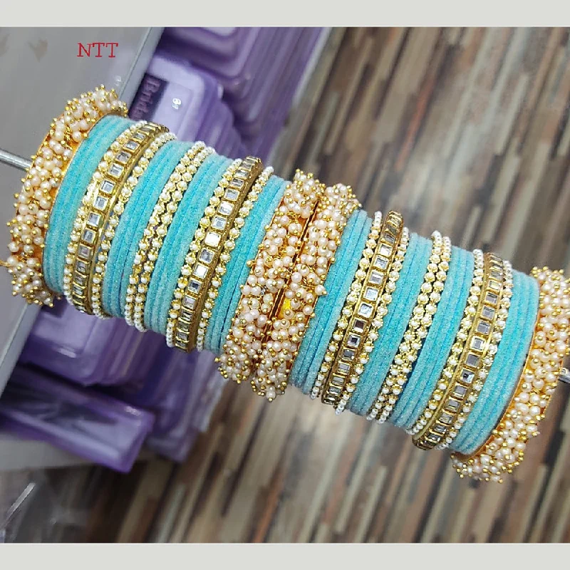 Huge Savings On Timeless Jewelry Collections Lucentarts Jewellery Gold Plated Velvet Bangle Set