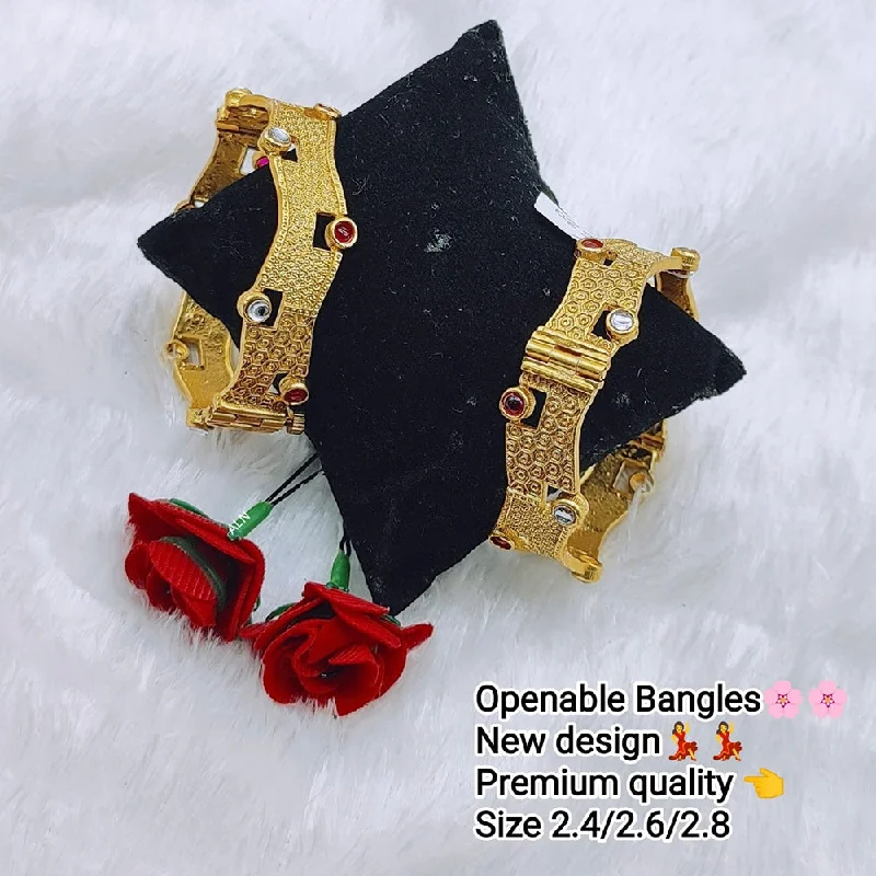 Your Dream Jewelry At Dream Prices – Shop Now Lucentarts Jewellery Kundan Stone Gold Plated Bangles Set Your Dream Jewelry At Dream Prices – Shop Now Lucentarts Jewellery Kundan Stone Gold Plated Bangles Set