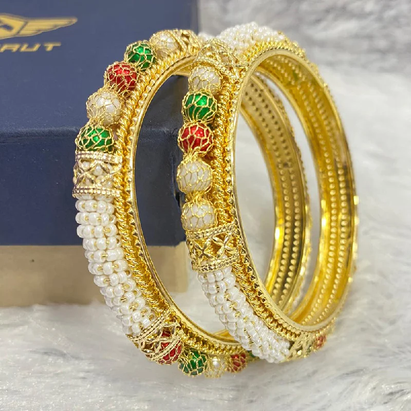 Stunning Jewelry Pieces At The Lowest Prices Ever Manisha Jewellery Gold Plated Bangle Set