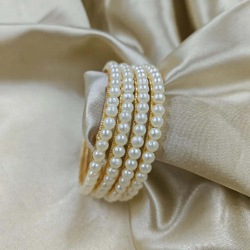 Trending Jewelry Styles Now At Limited-Time Discounts Manisha Jewellery Gold Plated Beads Bangles Set