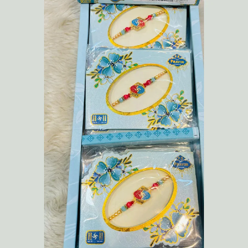 Exclusive Jewelry Sale – Shine For Less Manisha Jewellery Pack Of 12 Rakhi Combo