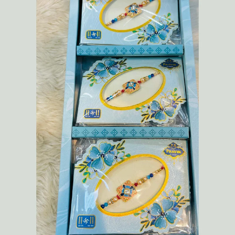 Luxury Jewelry At Unbeatable Discounts Manisha Jewellery Pack Of 12 Rakhi Combo
