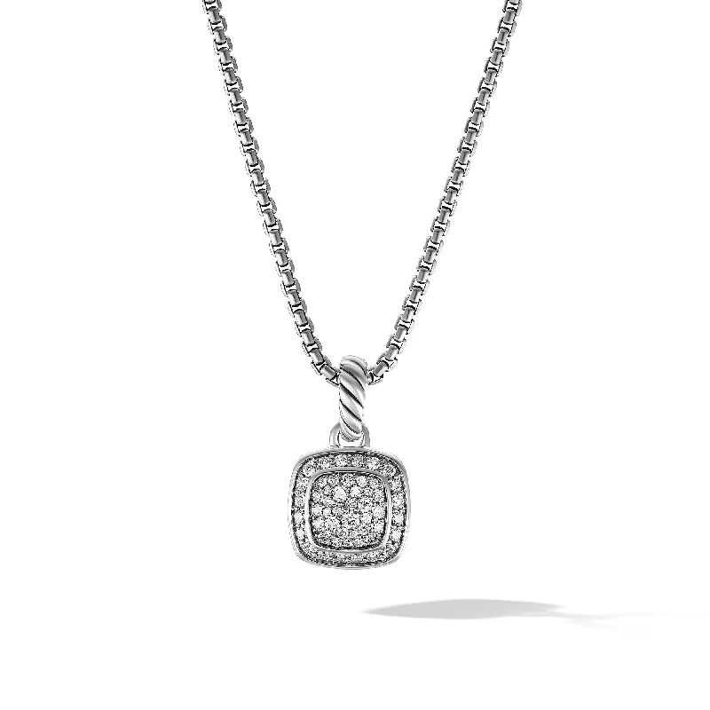 Your Dream Jewelry At Dream Prices – Shop Now Petite Albion® Pendant Necklace in Sterling Silver with Pavé Diamonds\, 7mm