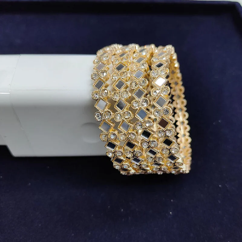 Luxury Meets Affordability – Jewelry Sale Now Live Pooja Bangles Gold Plated Austrian Stone And Mirror Bangle Set Luxury Meets Affordability – Jewelry Sale Now Live Pooja Bangles Gold Plated Austrian Stone And Mirror Bangle Set