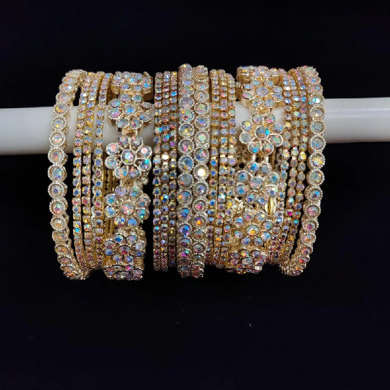 Jewelry Clearance Sale – Final Reductions Pooja Bangles Gold Plated Austrian Stone Bangle Set Jewelry Clearance Sale – Final Reductions Pooja Bangles Gold Plated Austrian Stone Bangle Set