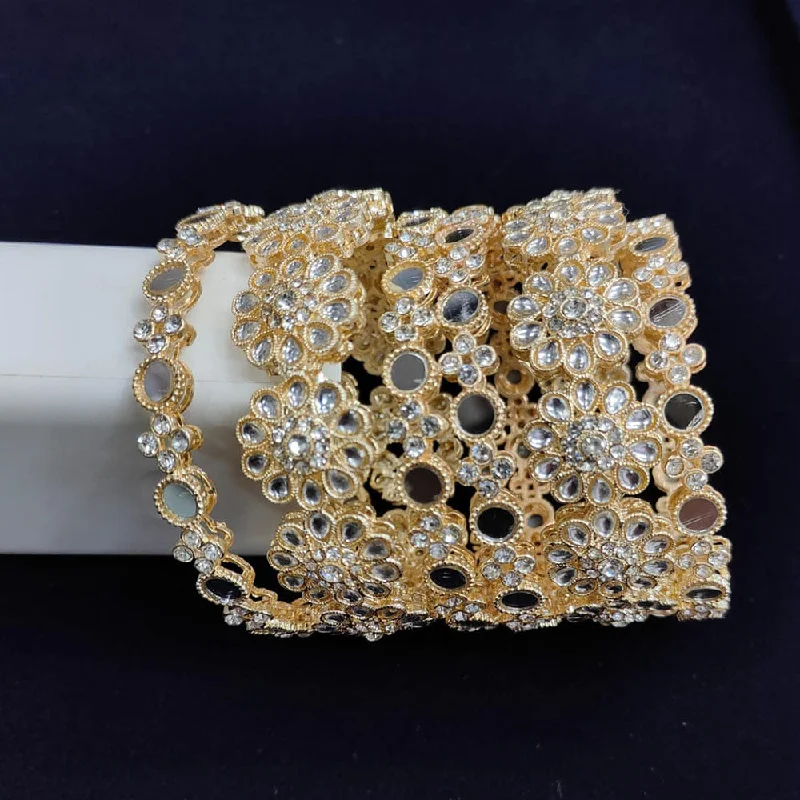 Elegant Jewelry At Unbeatable Offers – Shop Before It's Gone Pooja Bangles Gold Plated Bangle Set