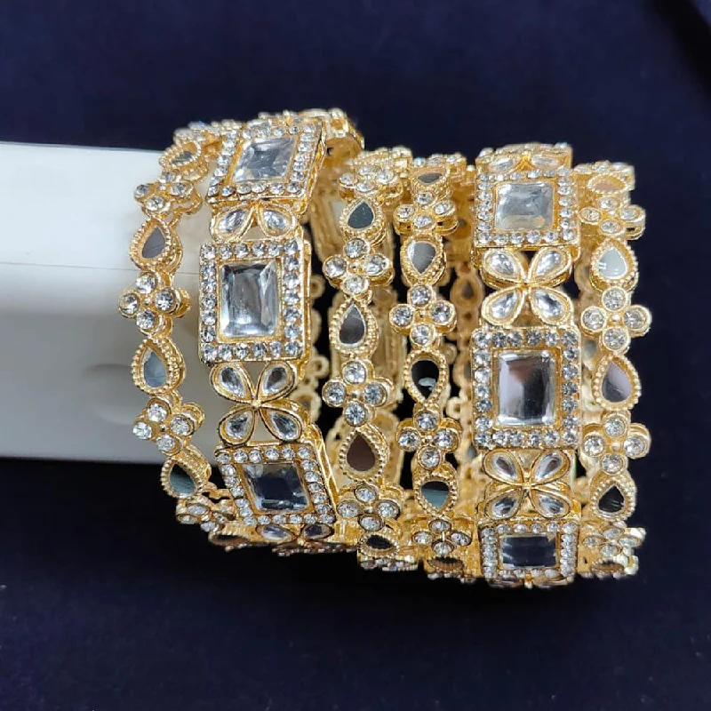 Elegant Jewelry, Exclusive Prices – Shop Now Pooja Bangles Gold Plated Bangle Set