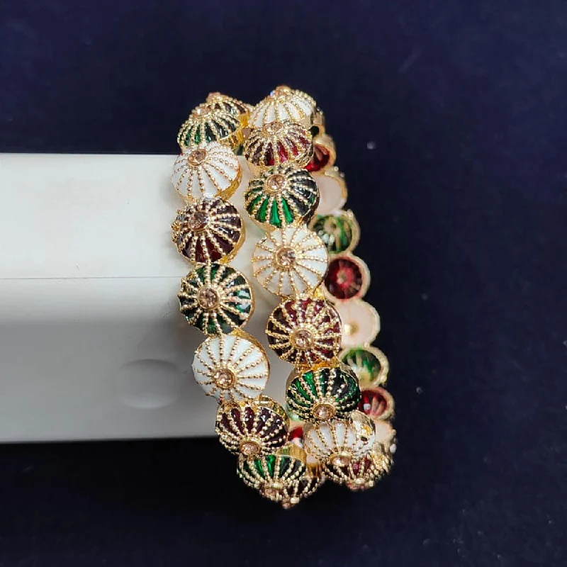 Sparkle More For Less – Jewelry Sale Happening Now Pooja Bangles Gold Plated Bangle Set Sparkle More For Less – Jewelry Sale Happening Now Pooja Bangles Gold Plated Bangle Set
