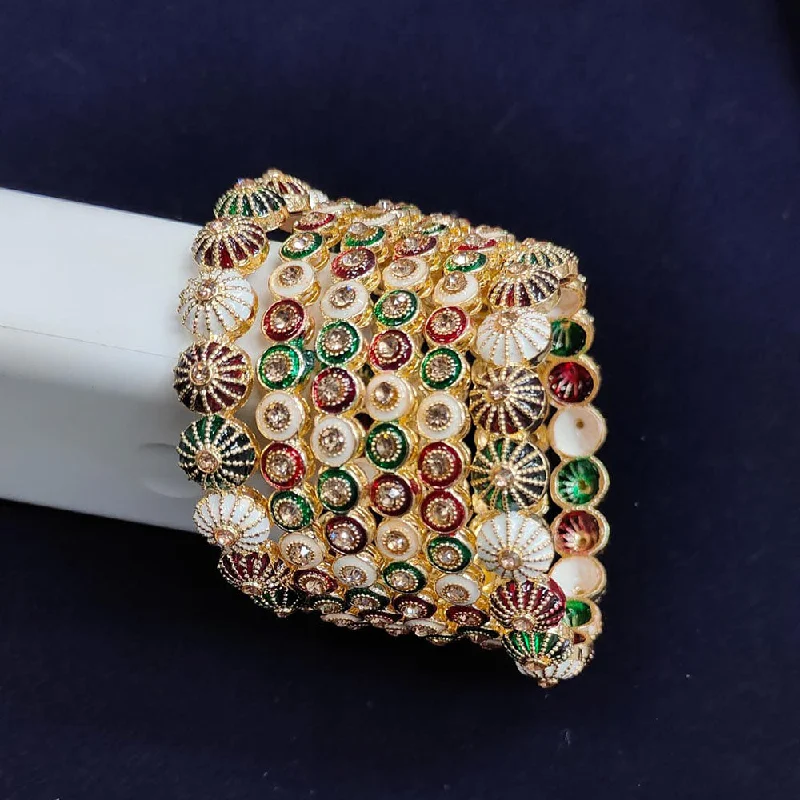 High-Quality Jewelry At A Fraction Of The Cost Pooja Bangles Gold Plated Bangle Set