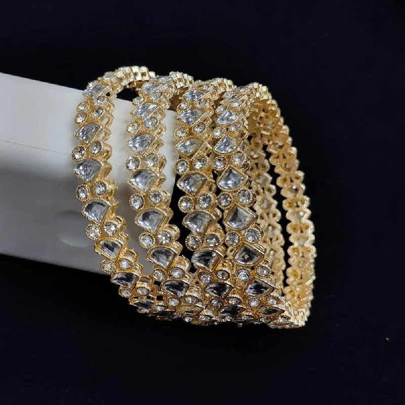 Personalized Jewelry Sale – Meaningful Gifts At Great Prices Pooja Bangles Gold Plated Kundan Stone Bangle Set